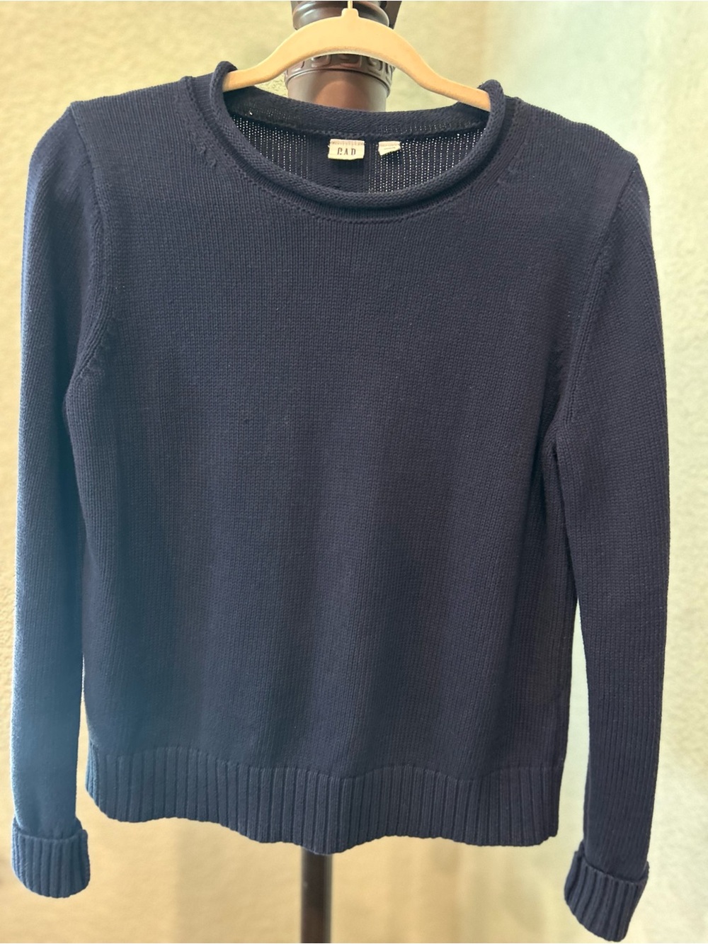 GAP Navy Rollneck Sweater - Classic Knit